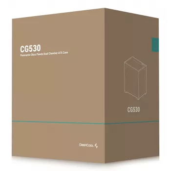 DeepCool CG530 Midi bokštas juodas