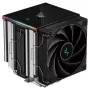Oro procesoriaus aušintuvas DeepCool AK620 Digital SE, dvigubas bokštas, 6x Ø6 mm šilumos vamzdeliai, 2x 120 mm PWM ventiliatoriai, RGB, aukštis 161 mm