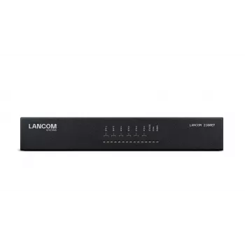 LANCOM 2100EF - SD-WAN šliuzas su šviesolaidžiu ir eternetu - 1GbE, 2.5GbE - 1U - debesimi valdomas - stalinis/stovo montavimas (61109)