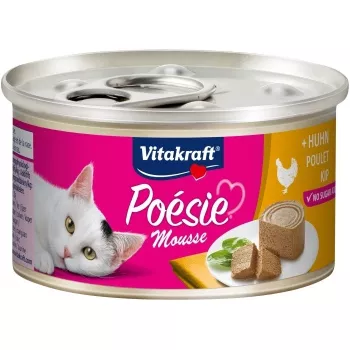 Šlapias kačių ėdalas Vitakraft Poésie Mousse – vištiena 85 g, suaugusioms katėms