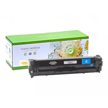 STATIC kasetė, suderinama su HP CB541A/CF211A, žydra, perdirbta, 1 400 puslapių