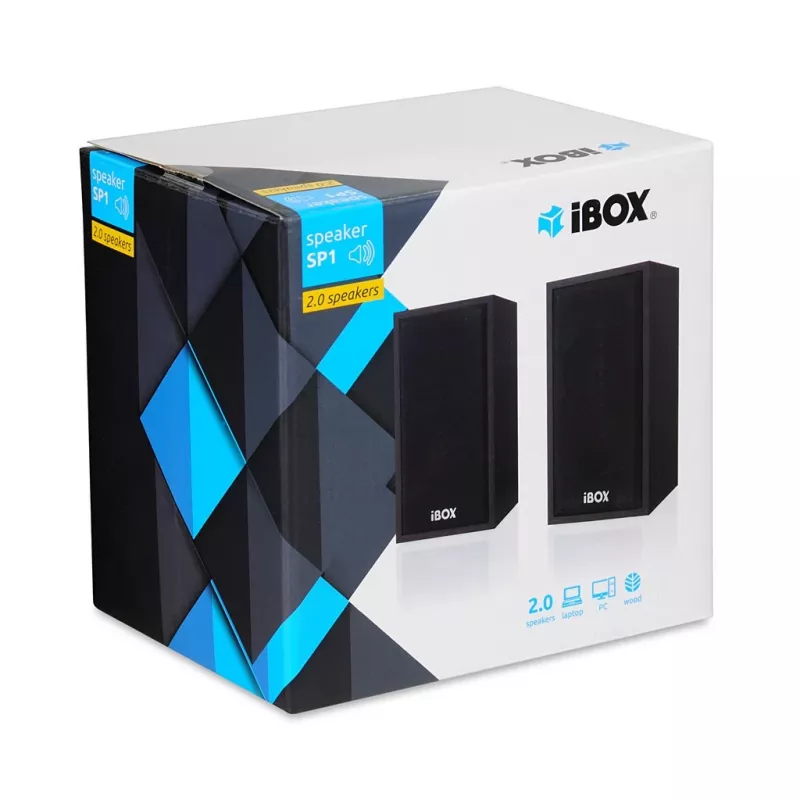 IBOX SP1 garsiakalbiai – kompiuteriui – juodi