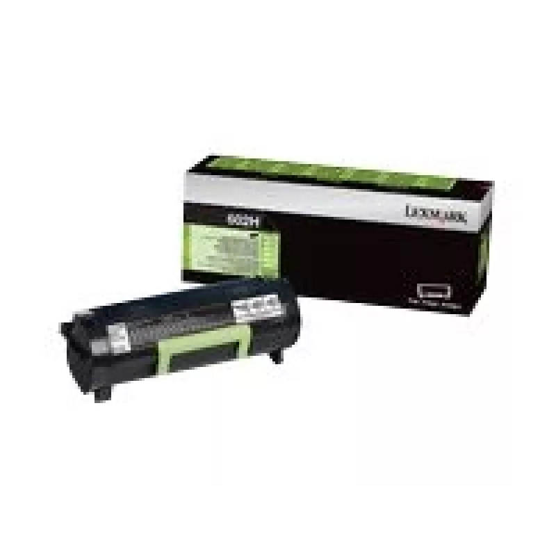 Kasetė su toneriu Lexmark 60F0HA0 juoda, skirta lazeriniams spausdintuvams, išeiga 10 000 puslapių, 1 vnt.