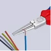 KNIPEX 30 35 160 replės smailianosės - 2,5 mm - 4,1 cm - Plienas - Mėlyna/raudona - 16 cm