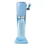 Sodos gaminimo aparatas SODASTREAM Art Blue Steel – 1 L plastikinis butelis, 60 L dujų balionėlis, 173×245×430 mm