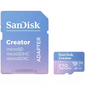 SanDisk Creator microSDXC atminties kortelė 128 GB