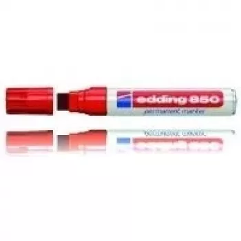 Permanentinis markeris Edding 850 Block Red 5 vnt.