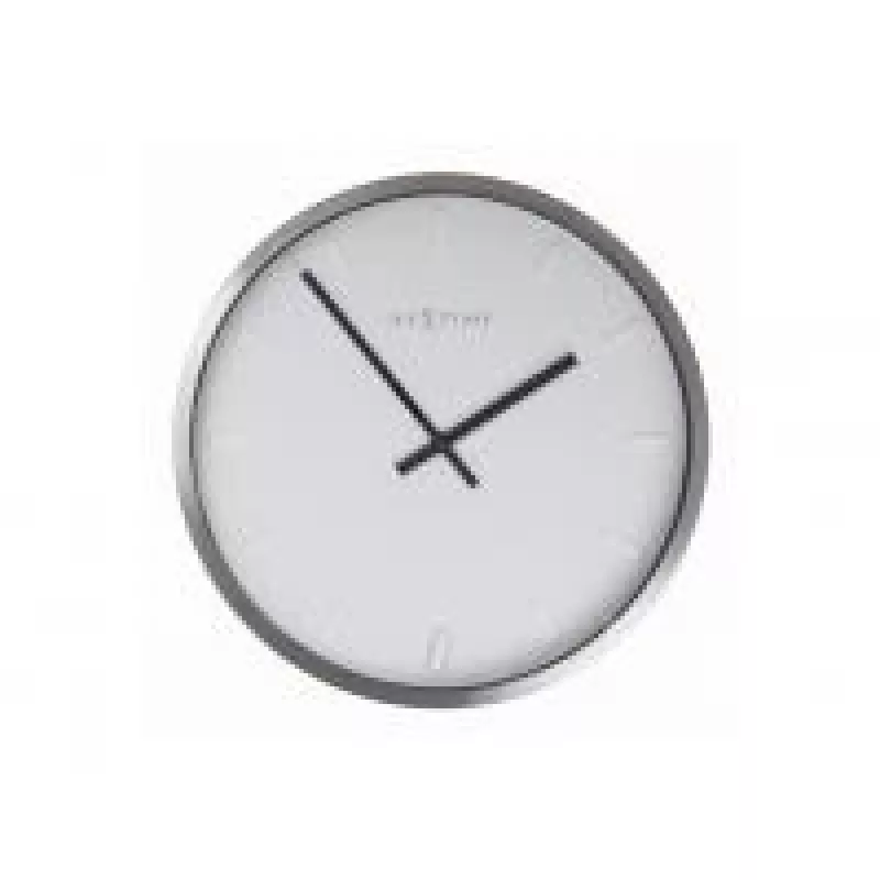 NeXtime Paniki sieninis laikrodis 2991st, Ø34 cm, baltas