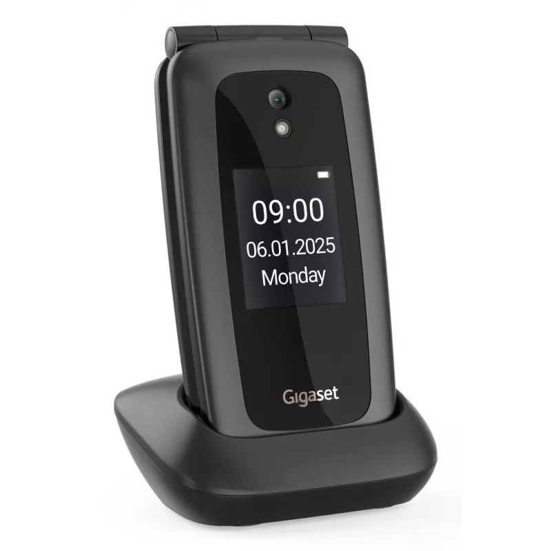 Gigaset GL795 7.11 cm (2.8 inch) 142 g 48MB Juodas senjorų telefonas