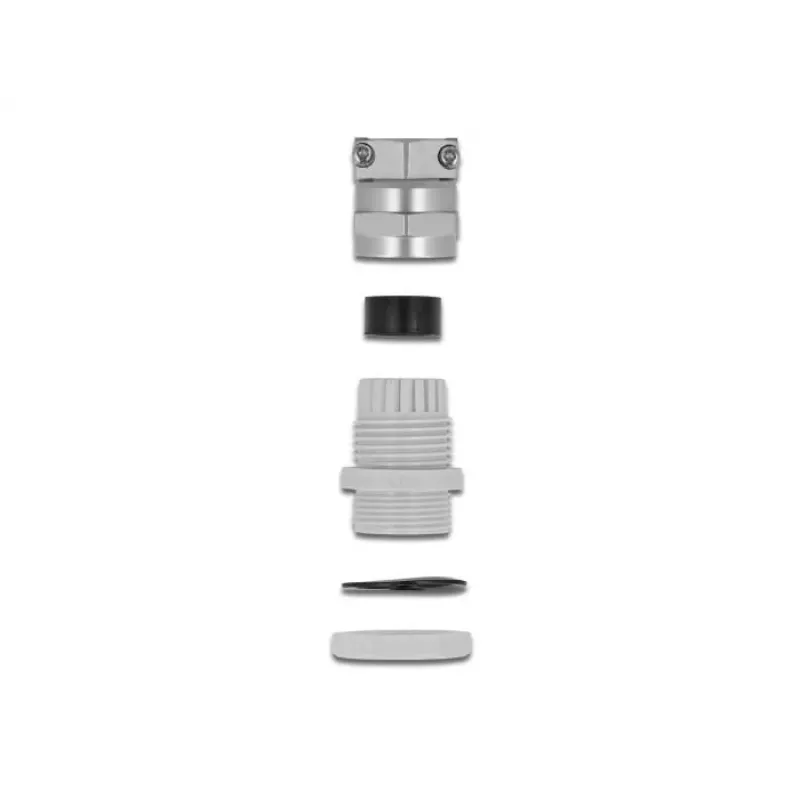 Kabelio įvadas DeLOCK 60354 pilkas metalas plastikas