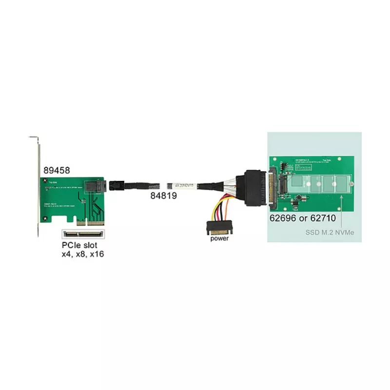 Vidinis M.2 adapteris DeLOCK 62696