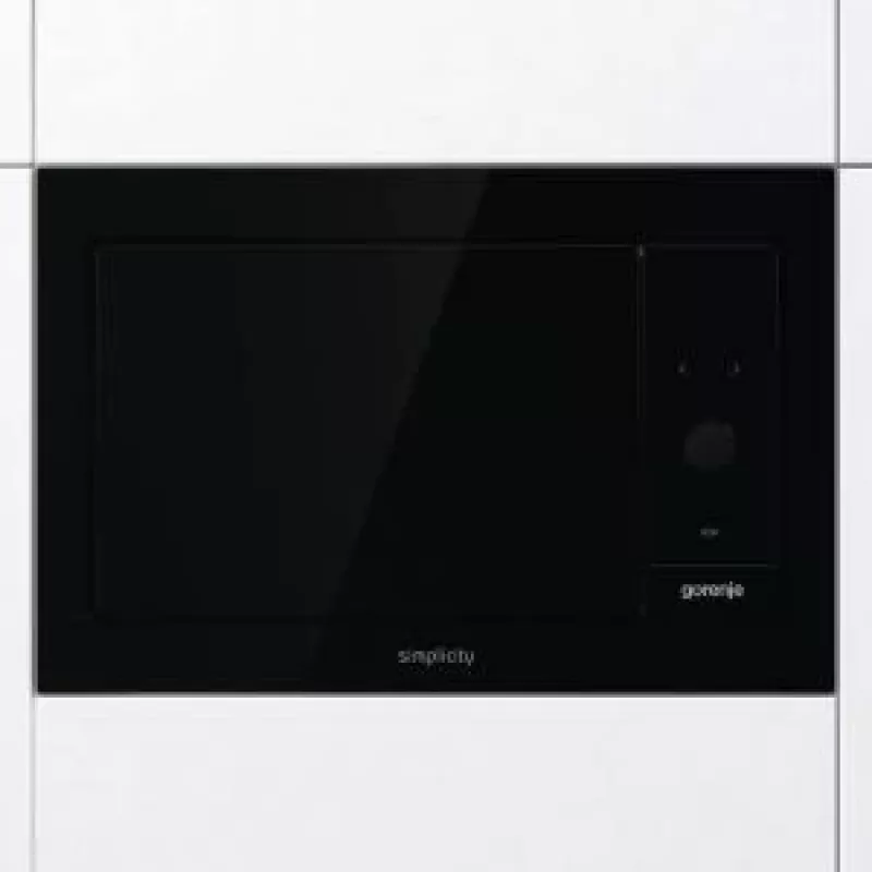 Gorenje BM235G1SYB juoda kombinuota mikrobangų krosnelė įmontuojama 23 L 900 W