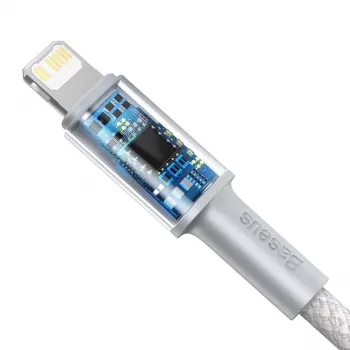 Baseus CATLGD-02 Lightning laidas 1 m baltas