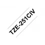 Brother TZE231CIV etikečių juosta – juoda ant baltos, TZe