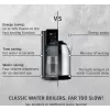 Caso Turbo Karšto Vandens Dozatorius HW 616 | 2600 W | 2,5 L | Plastikas/Nerūdijantis Plienas | Juoda/Nerūdijantis Plienas