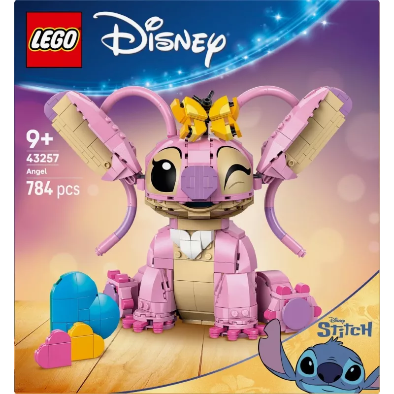 LEGO Disney kolekcinis mini modelis Andzia Angel 43257 – 784 detalės, 250 mm aukštis, nuo 9 metų