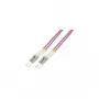 Skaidulinis optinis kabelis LogiLink 3m LC-LC OM4 violetinis