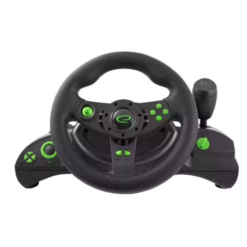Esperanza EGW102 Vairas žaidimams PC, PlayStation 3, USB, juodas/žalias