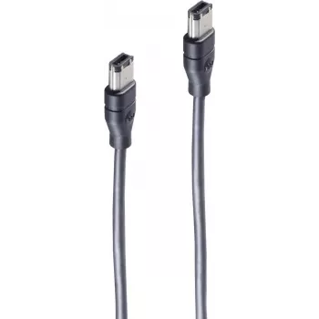 FireWire kabelis ShiverPeaks BS77205 5 m 6-p juodas