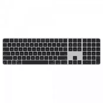 Apple Magic Keyboard su Touch ID ir skaitmeniniu bloku, USB + Bluetooth, QWERTY JAV anglų, juoda MXK83LB/A