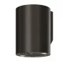 Gartraukis MAAN Elba Mini WPB 431, juodas plienas, 120–300 m³/h, 55–61 dB, 400 mm aukštis, elektroninis valdymas su ekranu ir nuotolinio valdymo pultu