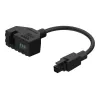 Maitinimo adapteris Teltonika PR5MEC21 vidaus montavimui, juodas, 0,14–0,5 mm²