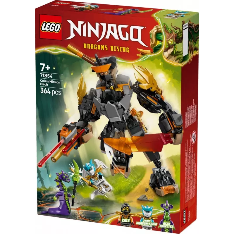 LEGO NINJAGO 71854 Kole misijų mechas ir drakonas Zane