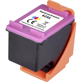 Renkforce rašalas HP 62 XL (C2P07AE) suderinamas Cyan, Magenta, Yellow RF-5679858