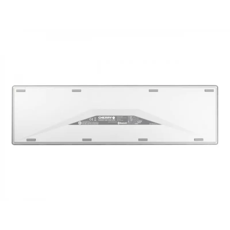 CHERRY DW 9100 SLIM belaidė klaviatūra su pele, RF Wireless + Bluetooth, AZERTY prancūziškas, sidabrinė