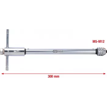 KS Tools 331.0675 įtvaras su reversine reketine galvute, 320 mm