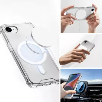 Perforuotas dėklas 4smarts 541361 Skaidrus iPhone SE 6.06 col.