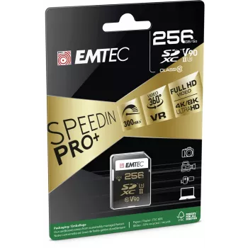 Flash atmintis Emtec 256 GB UHS-II SpeedIN Pro+
