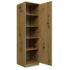 Topeshop SD-50 ARTISAN KPL bedroom wardrobe/closet 5 shelves 1 durelės(s) ąžuolas