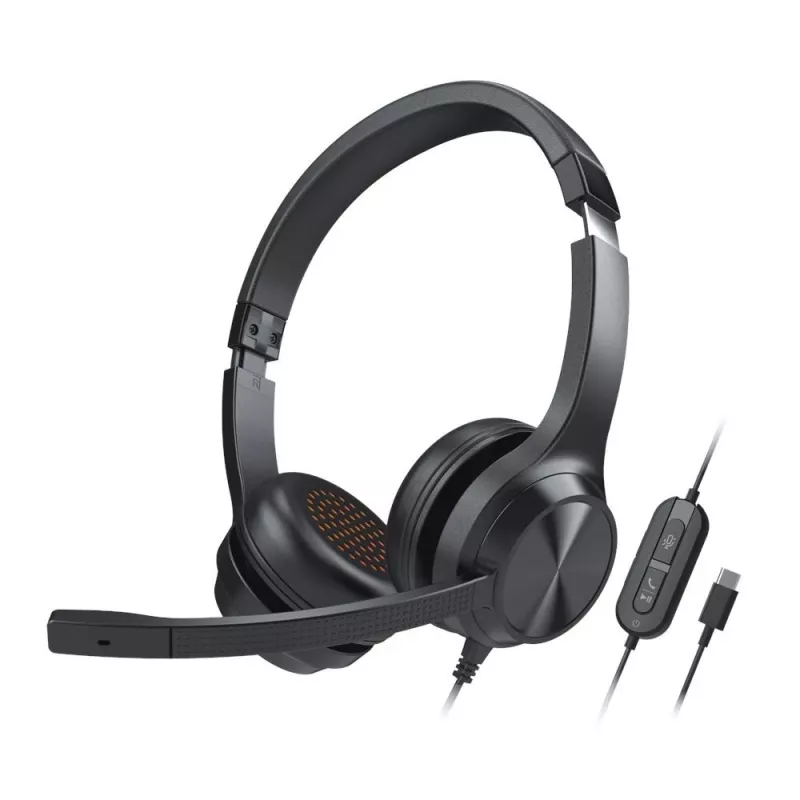 Ausinės Creative Chat USB on-ear, laidinės, stereo, juodos