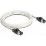 DeLOCK tinklo kabelis RJ45 kištukas į kištuką Cat.6A S/FTP 3 m baltas