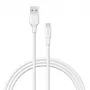 Laidas USB 2.0 į MICRO-B / 1 m baltas Ctiwf Vention