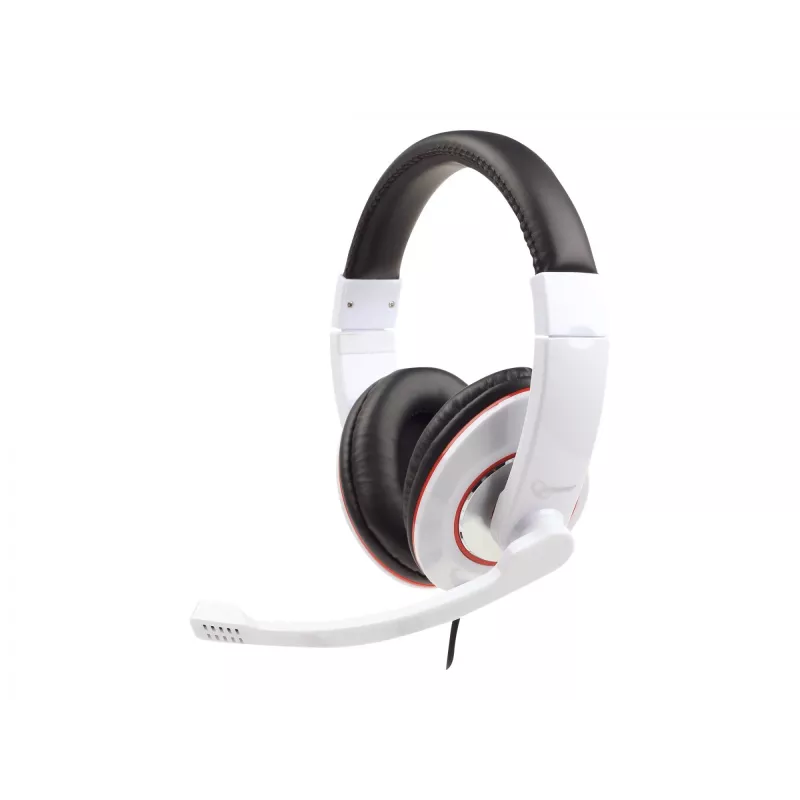 Ausinės stereo Gembird MHS-001-GW baltos blizgios