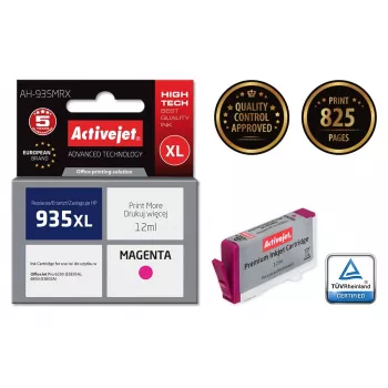 Activejet AH-935MRX rašalo kasetė (HP 935XL C2P25AE; Premium; 12 ml; purpurinė)