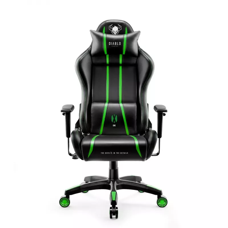 Žaidimų kėdė Diablo X-One 2.0 Normal Size juoda, žalia