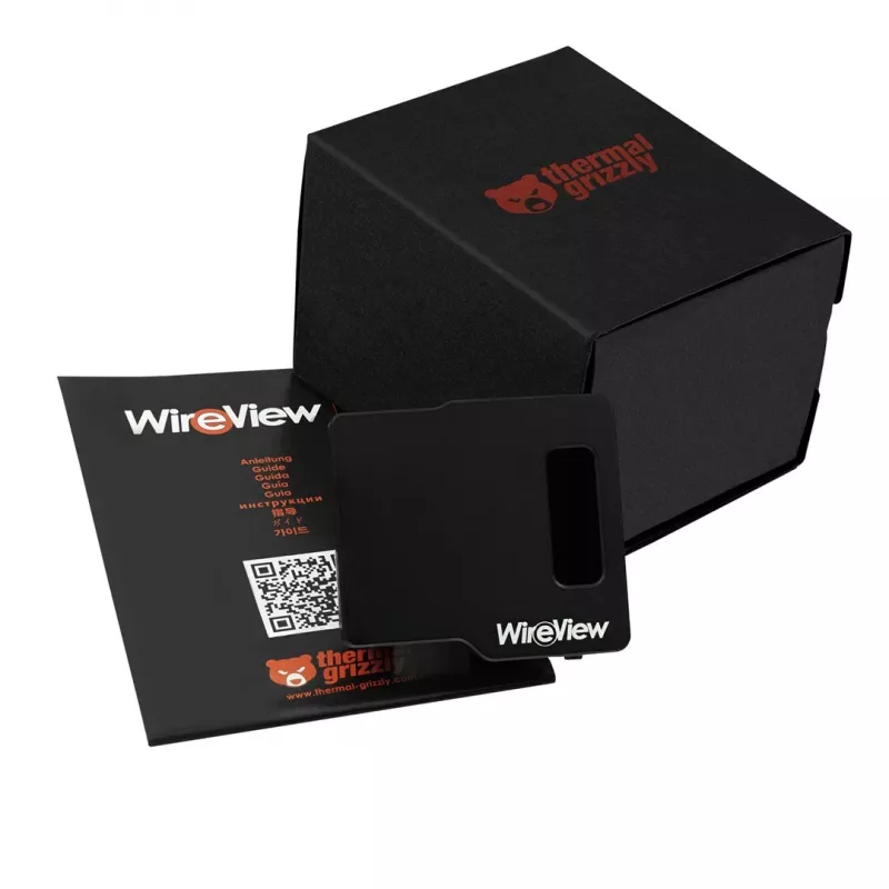 Thermal Grizzly WireView GPU 1x12VHPWR Reversed Juodas – Energijos stebėjimo adapteris
