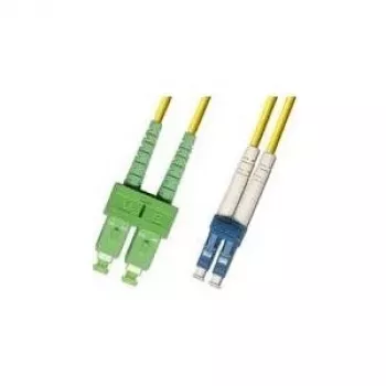 Microconnect FIB841010 šviesolaidinis kabelis 10 m SC LC geltonas
