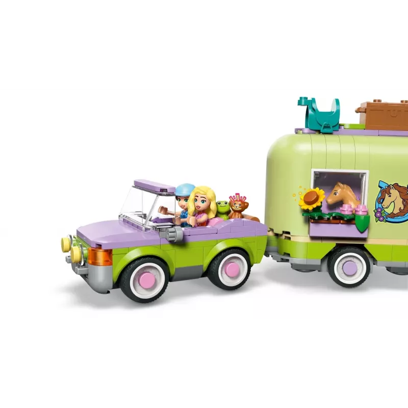 LEGO FRIENDS 42695 Arklys ir kumeliukas priekaboje