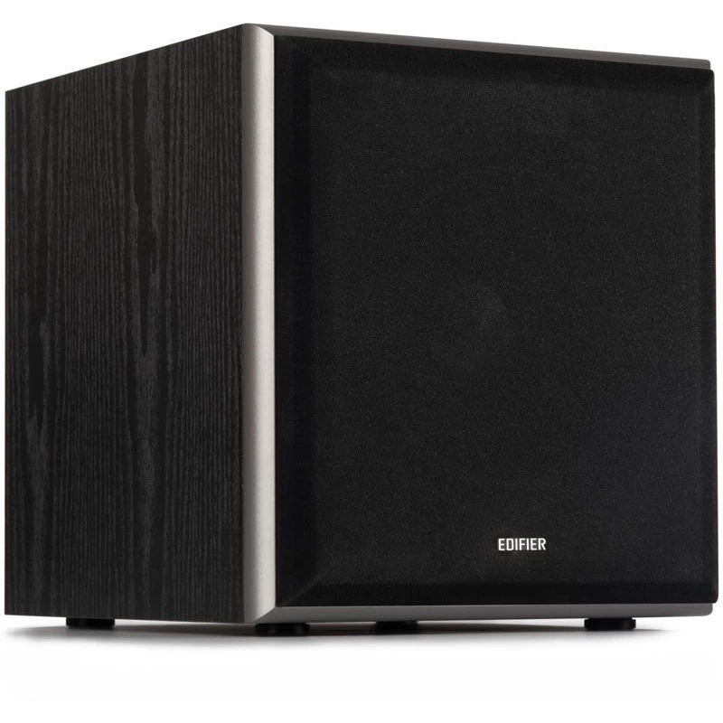 Aktyvus žemų dažnių garsiakalbis Edifier T5, stereo RCA įėjimas/išėjimas, juodas, 70 W (šiek tiek pažeista pakuotė)