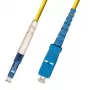 Microconnect FIB461001 InfiniBand / šviesolaidinis kabelis 1 m LC geltonas