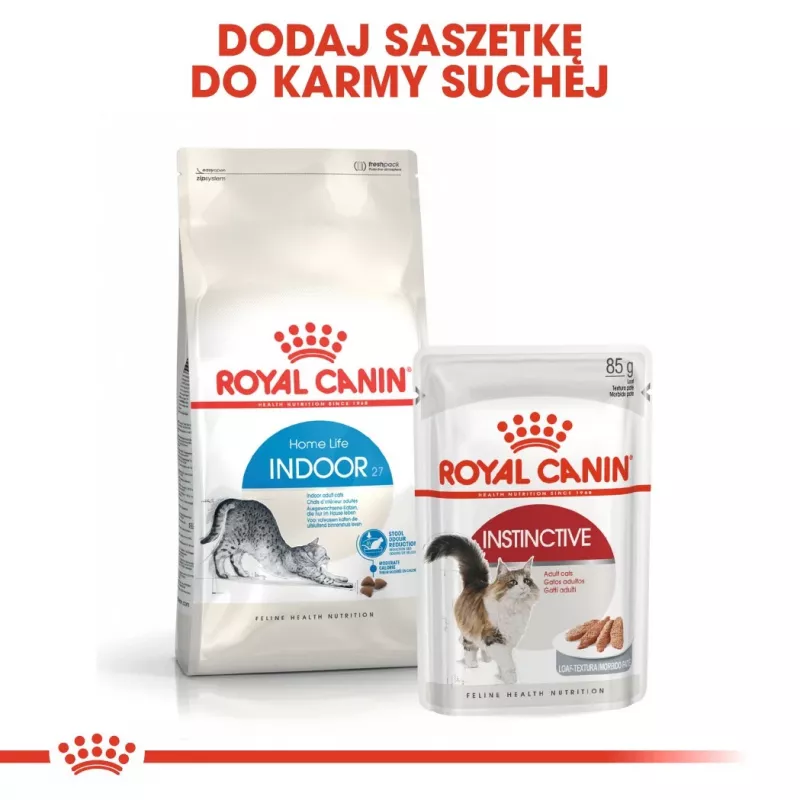 Sausas kačių ėdalas Royal Canin Home Life Indoor 27 suaugusioms kambarinėms katėms su vištiena, 4 kg