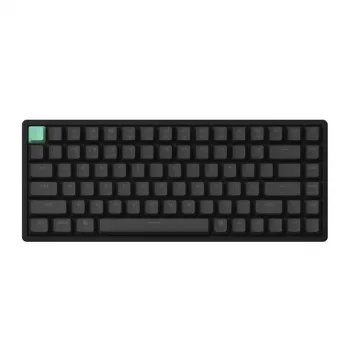 Mechaninė belaidė klaviatūra Keychron K2 — kompaktiška 84 klavišų juoda, Bluetooth ir USB-C, RGB apšvietimas