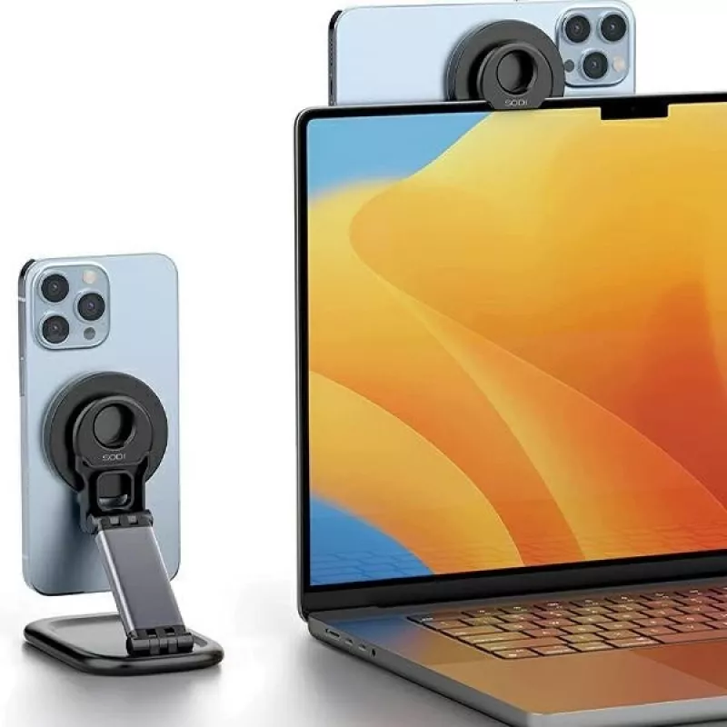 Magnetinis stovas SODI BM-310 juodas MagSafe mobiliesiems įrenginiams
