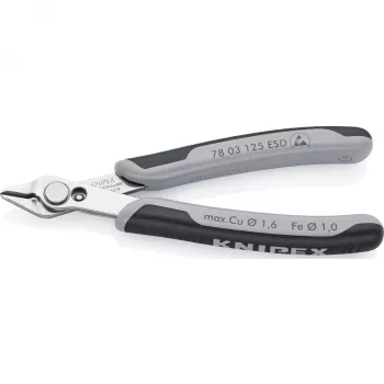 Knipex 78 03 125 ESD replės įstrižainės, 125 mm, nerūdijantis plienas, ESD