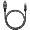 Techly ICOC U3A-RJ45-010 USB-A į Gigabit Ethernet adapterio kabelis, 1 m, juodas/sidabrinis