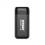 Įkroviklis / power bank ličio jonų baterijoms 18650 / 20700 / 21700 Xtar PB2SL V2 juodas
